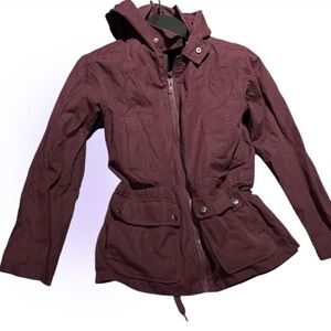 Joe fresh burgundy light jacket Sz Small